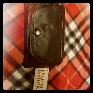 English Leather Purse/Makeup Bag